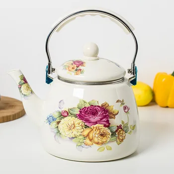

3.3L enamel kettle kettle jug Chinese medicine pot electromagnetic oven gas general with tea bag mail