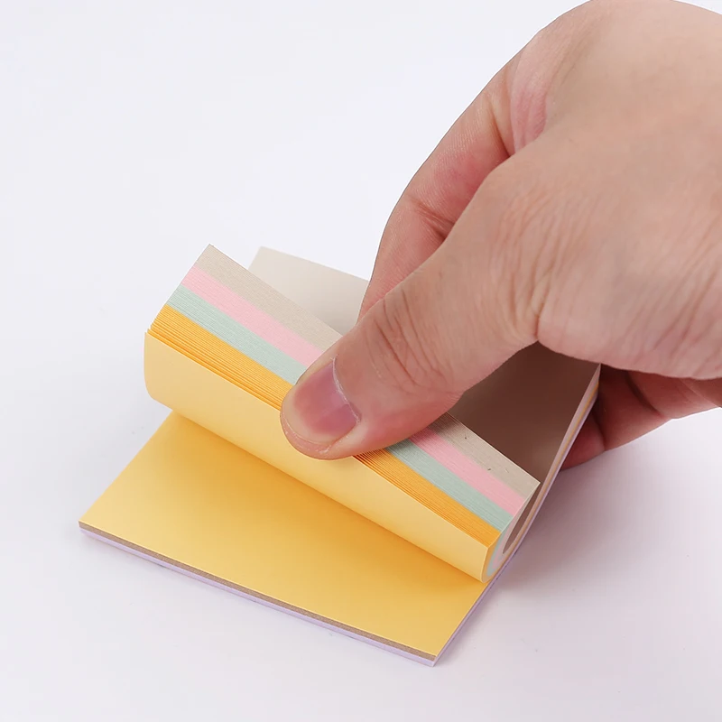 

Andstal Soft Pastel Color Sticky Note M&G Memo Pad Colored Paper Notes Memo Remind Reminder Notepads Planner Stickers Office cut