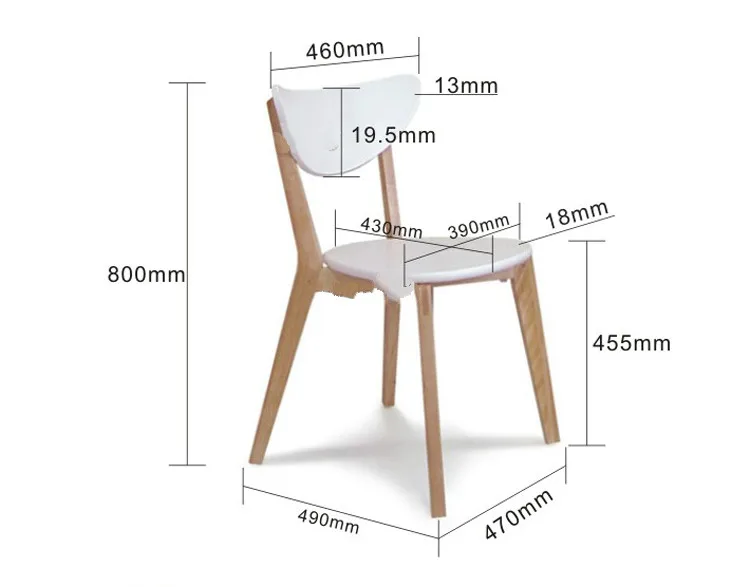 Луи мода обеденный стул простой стул офис Досуг белый стол Деревянный стабильный красивый современный