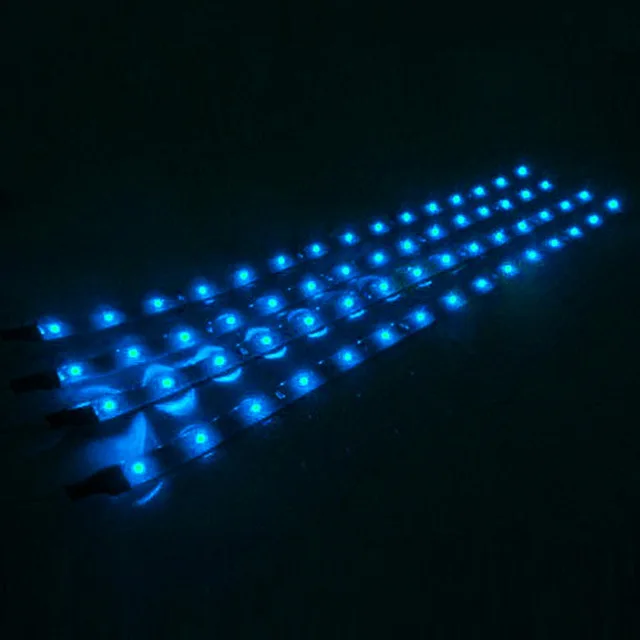 ตัวเลือกสินค้า แถบไฟ LED ยืดหยุ่น 2 ชิ้น หลากสี สำหรับตกแต่งรถ