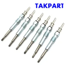 6x TAKPART Diesel Aquecedor de velas de Incandescência Para BMW 3 5 6 7 Série X3 X5 X6 30 d 35 35d