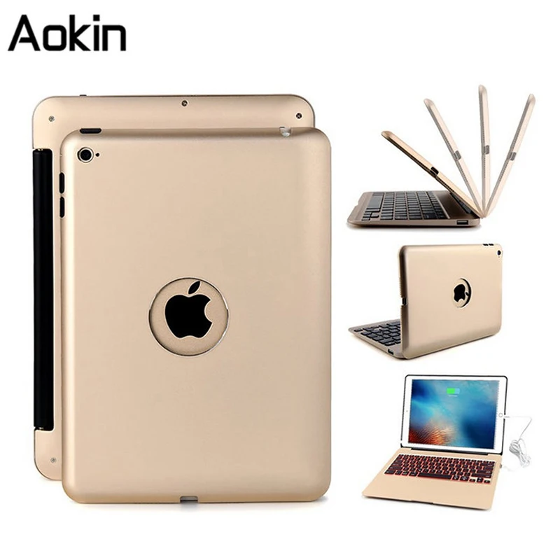 

For iPad Mini 4 Backlit Bluetooth Keyboard Portable Tablet Case Cover Holder Keyboard For iPad Mini 4 with 2800MAH Power bank