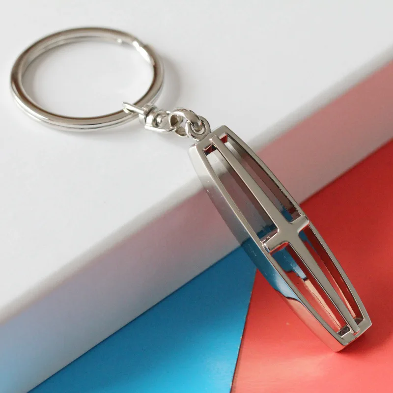 

Hollow Out Metal Lincoln Key Buckle Lincoln Automobile Mark Key Ring Automobile Gift