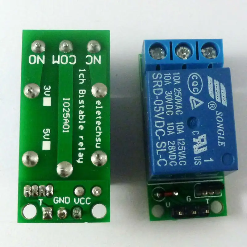 5V Flip-Flop Latch Relay Module Bistable Self-locking Switch Trigger Board_hm 5V Flip-Flop Latch Relay Module Bistable Self-locking Switch Trigger Board_hm