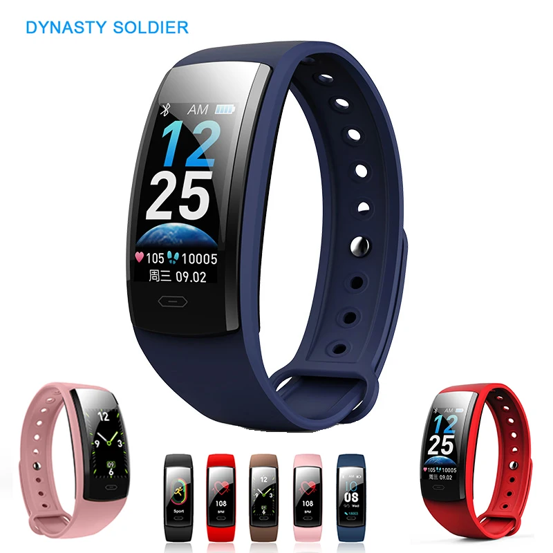 

Smart Watch Fitness Bracelet Tracker Smart Wristband Touch Screen Blood Pressure Heart Rate Sleep Monitoring Pedometer Clock