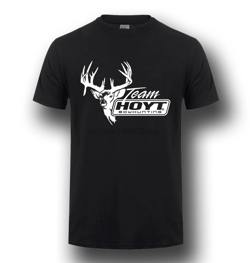 Hoyt Bowhunting Team Bows Fans Tee Shirt Mens Round Neck Short Sleeves Cotton T Casual T-shirt Sport |