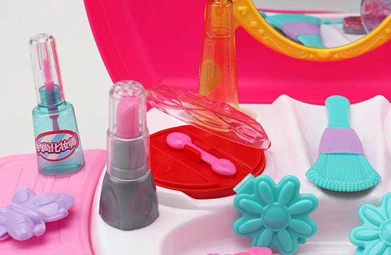 Bonecas do Bebê Presente para Meninas Crianças do Miúdo Maquiagem Fingir Jogar Conjunto Casa Fazer Simulação Brinquedos Educativos Faça Você Mesmo Cosméticos Bebês 6 High Quality Brinquedos e hobbies