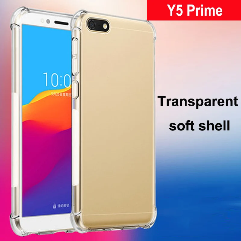 Чехол для Huawei Y5 Prime 2018 мягкий прозрачный чехол из ТПУ чехлы телефонов Y5Prime Y 5