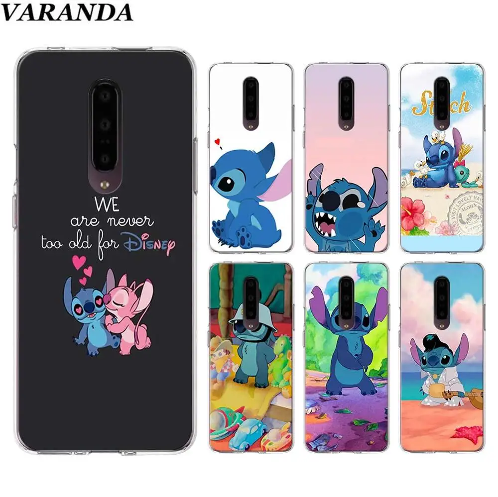 

Cute Lilo Stitch Silicone Soft Case for Oneplus 7 7 Pro 6 5T 6T Cover Case for Oneplus 7 7 Pro TPU Case