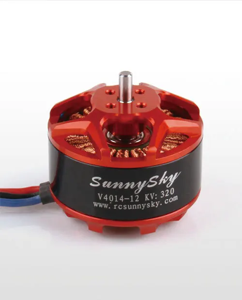 

SUNNYSKY Heavy duty V4014-12 6-8S KV320 410KV BRUSHLESS Motor Multicopter 3KG 500W