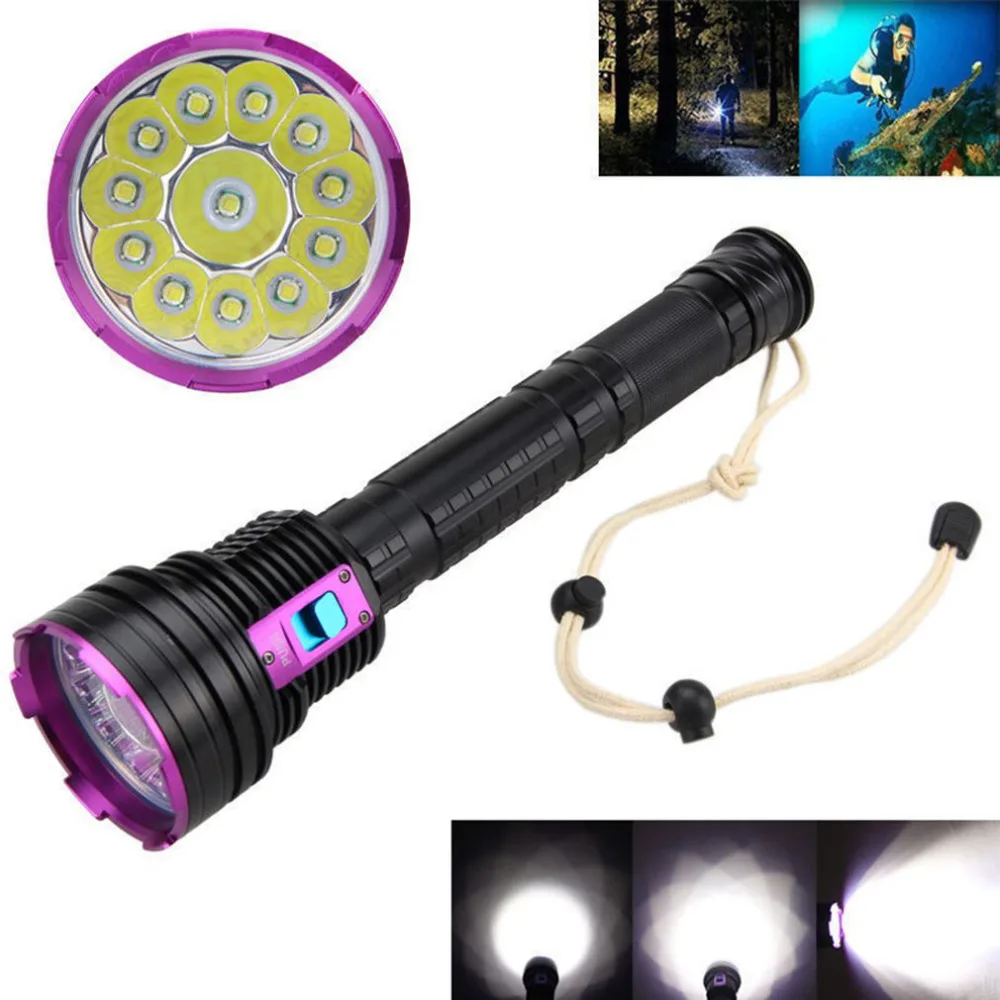 

12 LED Tactical Flashlight Led Torch Zoom LED Flashlight Waterproof Torch Light Rechargeable