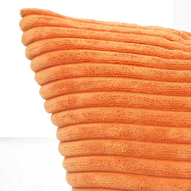 Чехол для подушки с Северными мотивами супер-мягкий Декор полосатый бархатный вельветовый декоративные наволочки для дивана размером 45*45 см декоративные подушки