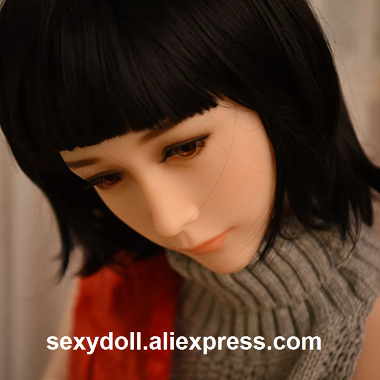 Full silicone TPE oral sex doll Head (7)