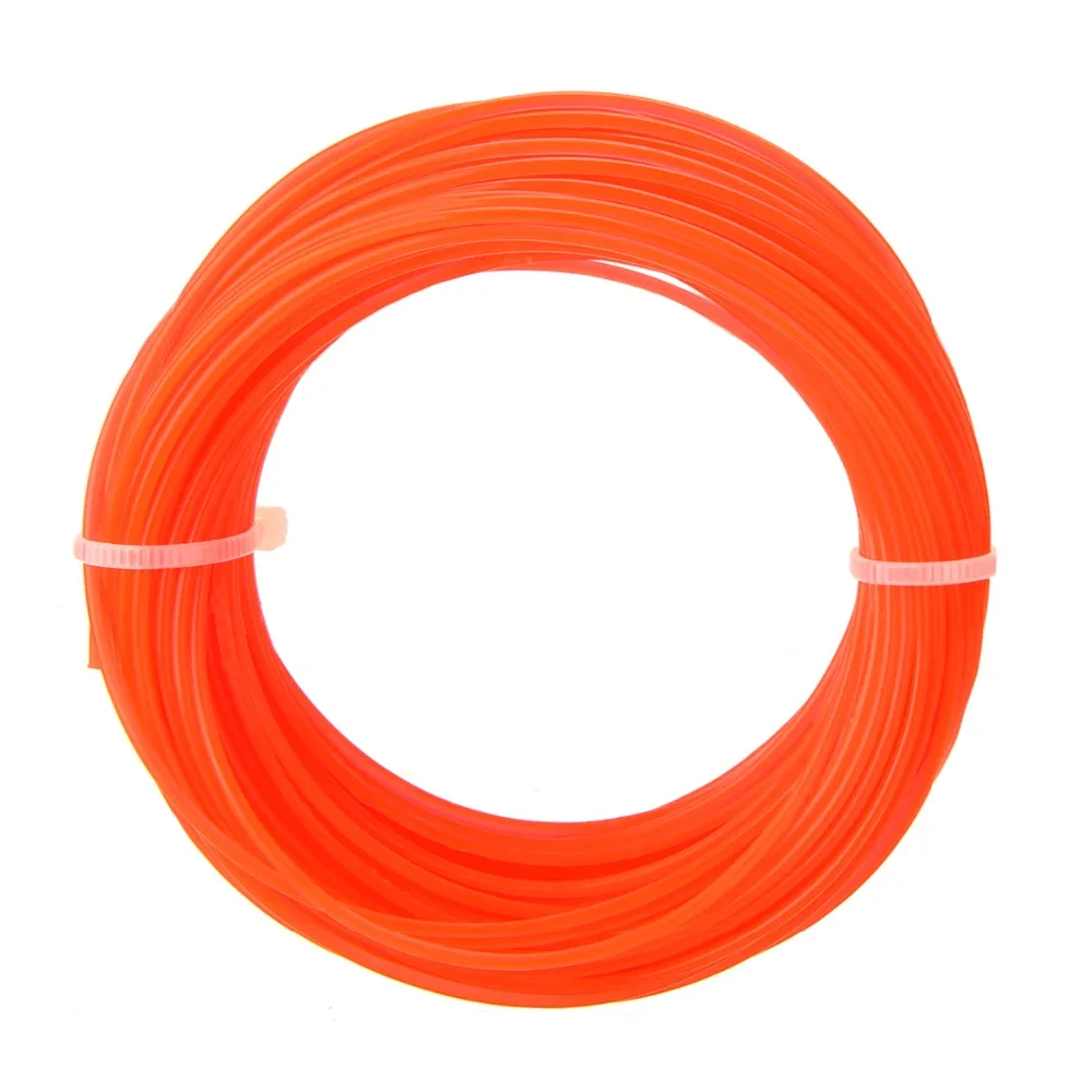 

1Roll 15m x 1.25mm Nylon Trimmer Line Rope For Most Petrol Strimmers Machine Practical Garden Accessory Mayitr