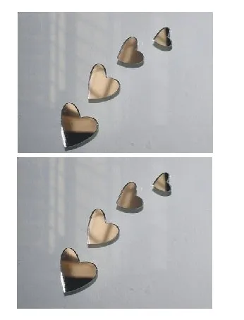 Free shipping 2*2cm heart small mirror sticker DIY craft& scrapbooking accessory 1.0mm | Дом и сад