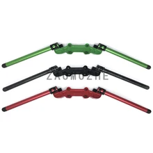 Мотоцикл с ЧПУ руль гоночный Регулируемый для Kawasaki Ninja 650R ER-6F ER6F 2006- Руль Ручка Кафе Racer Moto