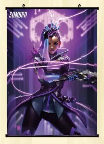 2482 Anime Overwatch Fille Sexy Héros Jeu En Ligne Affiche Décorée à La Maison Défilement Mural Rtu In Peinture Et Calligraphie From Maison