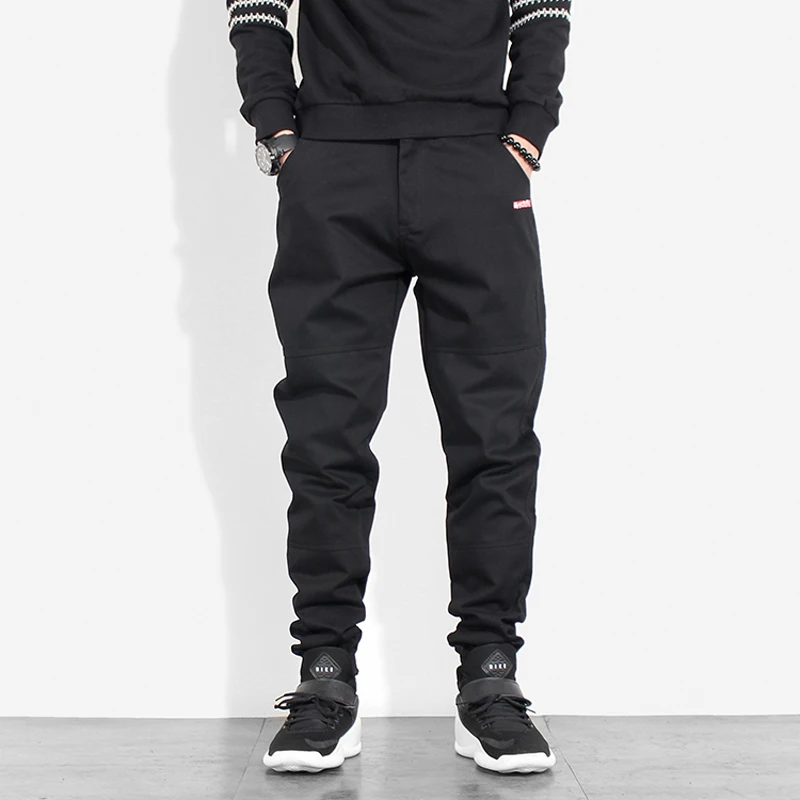 

Japanese Style Vintage Men Jeans Slack Bottom Casual Cargo Pants Harem Trousers Fashion Streetwear Hip Hop Pants Men Joggers