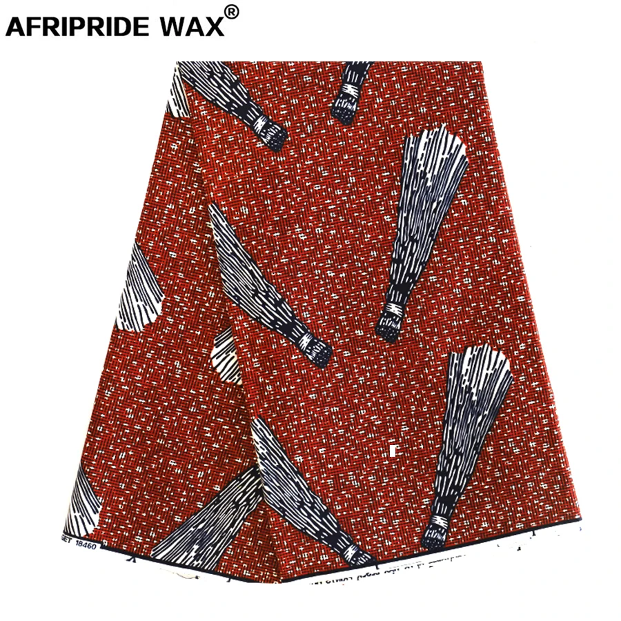 Африканская Анкара ткань высокого качества оптом Африканский Цветочный хлопок настоящая восковая парча ткань для одежды A18F0330