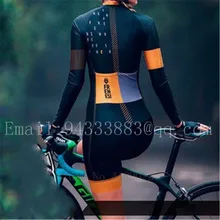 2019 FRENESI couple wear men cycling skinsuit high quality women long sleeve swimwear skating triathlon suit bicicleta maillot