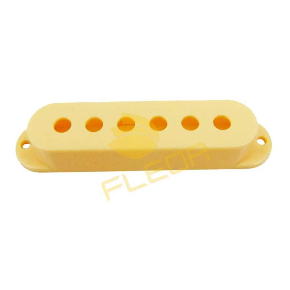 NEW 12pcs Pole Spacing 48mm Guitar Single Coil Pickup Covers Yellow For