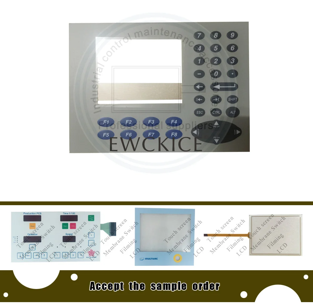 Новый PanelView Plus 400 2711P-B4C5A 2711P-B4C5D 2711P-B4C20A 2711P-B4C20D HMI plc Мембранная клавиатура Клавиатура