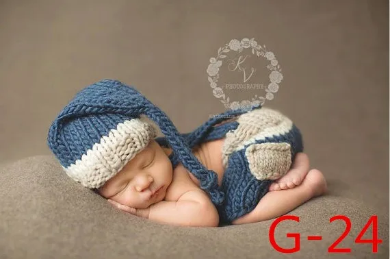 2015 мягкие новые новорожденных Детский Костюм Опора вязаная шапка/комплект младенческой девочка и мальчик вязать крючком deg Бесплатная