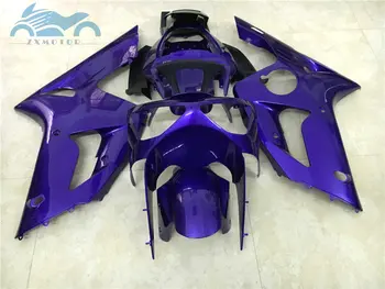 

Custom Injection fairings kit for KAWASAKI 2003 2004 Ninja ZX6R road race fairing kits ZX 6R ZX636 03 04 dark purple aftermarket
