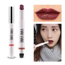Двойной подголовник губная помада бархатная долговечная антипотная губная помада для макияжа
