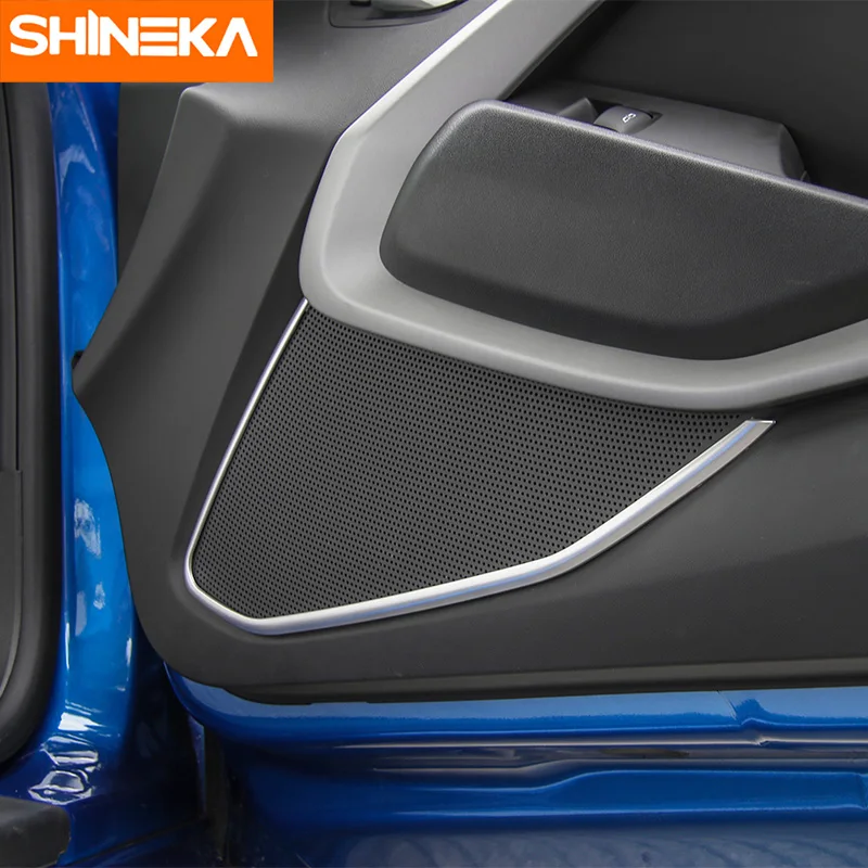 SHINEKA ABS 4 цвета двери интерьера Sperker украшения отделка 6th Gen для Chevrolet Camaro+ аксессуары для стайлинга автомобилей