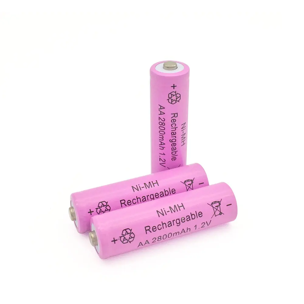 AA 2800mAh ni-mh перезаряжаемые батареи+ AAA 1600mAh перезаряжаемые батареи для дистанционного управления, радио факелы Часы игрушки