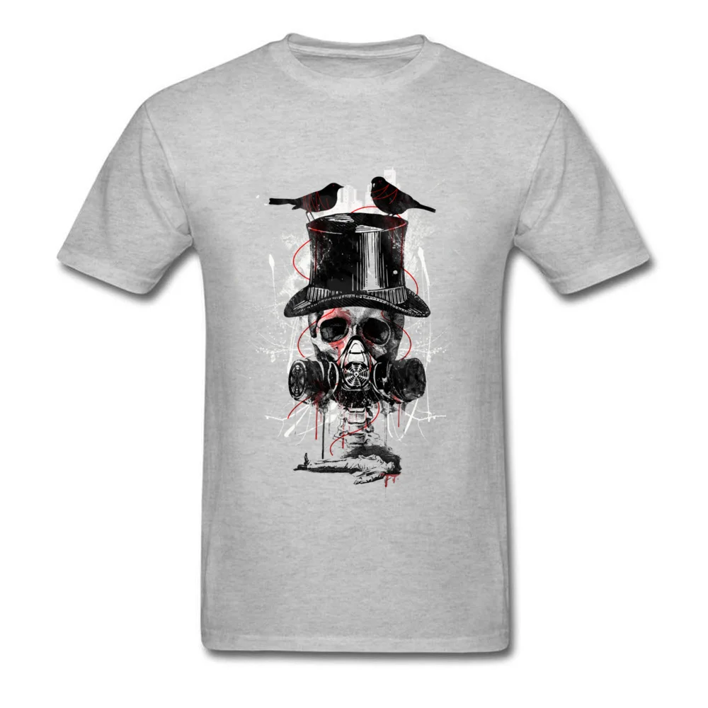 100% Cotton Men's Short Sleeve Poisoned T Shirt Customized Tops Tees Hot Sale comfortable O-Neck Tees Top Quality Poisoned grey