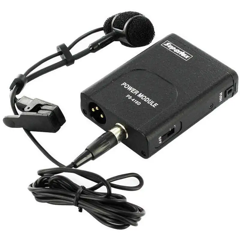 

Superlux PRA383 DXLR clip-on Gooseneck Saxophone microphone for professional performance musical instrument recording