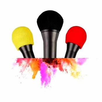 

100PCS/Pack Microphone Hygiene Cover Odor Removal Disposable Mike Sponge