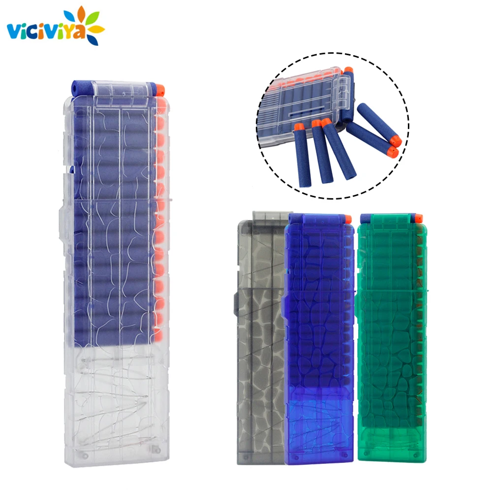 

Viciviya 18 Reload Clip For Nerf Magazine Round Darts Replacement Toy Gun Soft Bullet Clip For Nerf Blaster arma de brinquedo