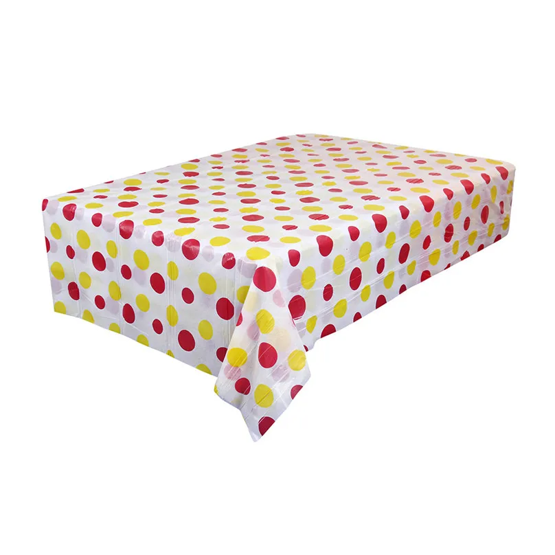 Waterproof Oilproof Plastic Disposable Tablecloth Wedding Birthday Party Table Cover Desk Cloth Events Tableware #3j07 (26)