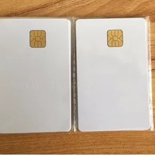 Поставщик фабрики 500 шт./лот ISO7816 контакт AT24C16SC чип смарт IC Пустая карточка из ПВХ с памятью 16 K