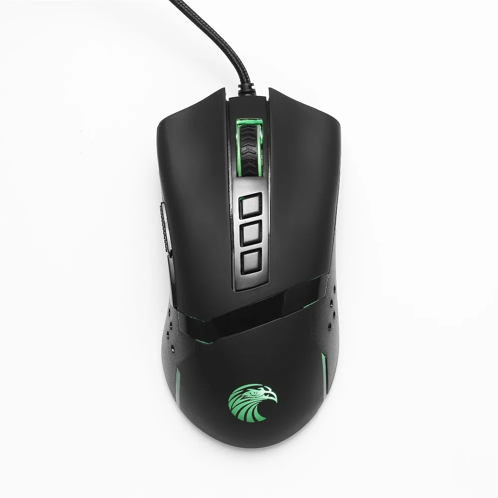 5000 DPI Wired Gaming Mouse with Side Buttons LED Backlit ...