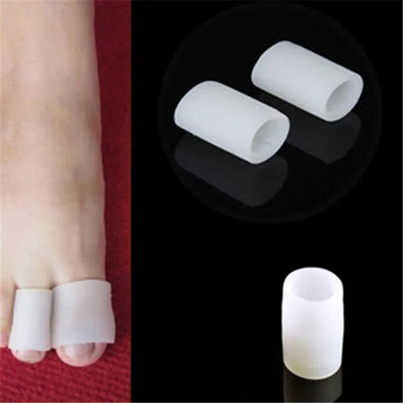 

1Pair Silicone Foot Corn Tube Blister Pain Relief Separator Protect Toe Caps