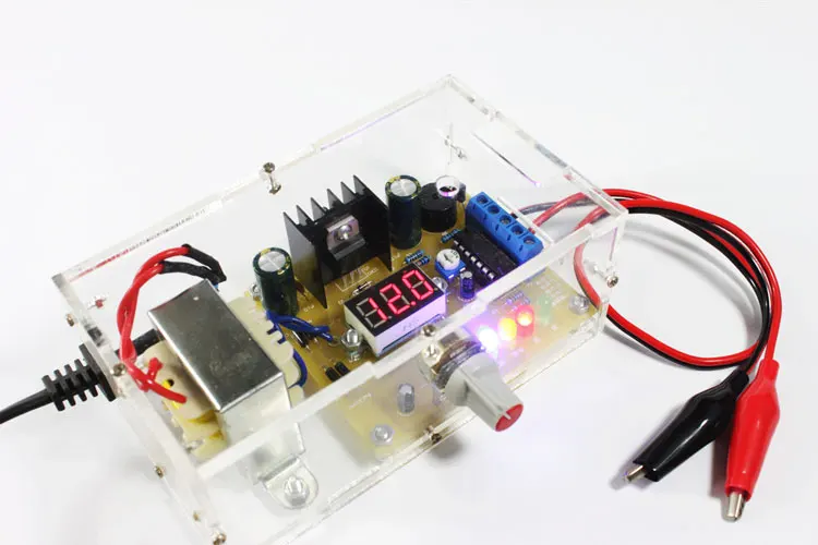 Набор для обучения DIY LM317 регулируемое напряжение от 220 В до 1 25 12 в с корпусом PCB