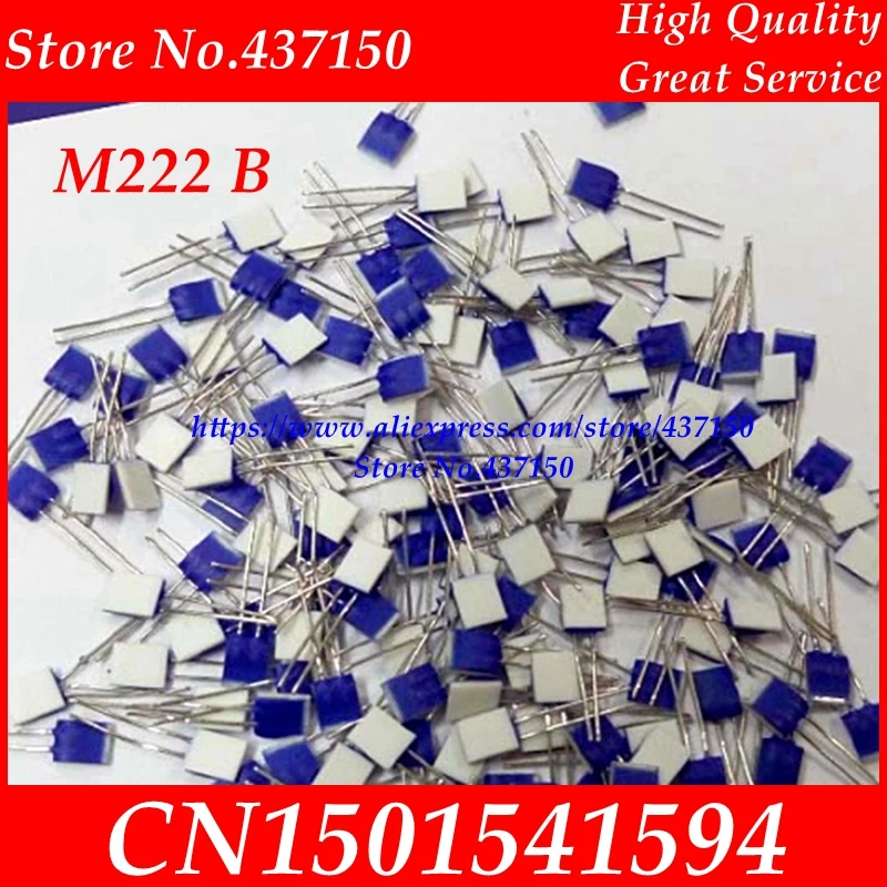 10PCS 50PCS 100PCS Class A PT100 PT1000 Film Resistance M222 Platinum Resistance Platinum