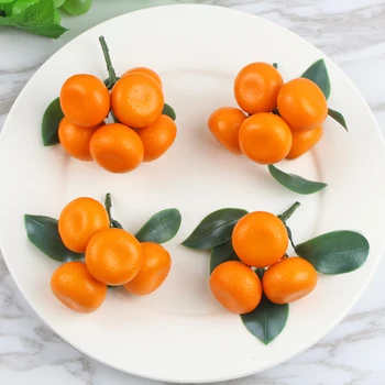 

Artificial Orange Simulation Fake Fruit Home Party Kitchen Festival Decoration 3 Pcs High quality Simulated fruit
