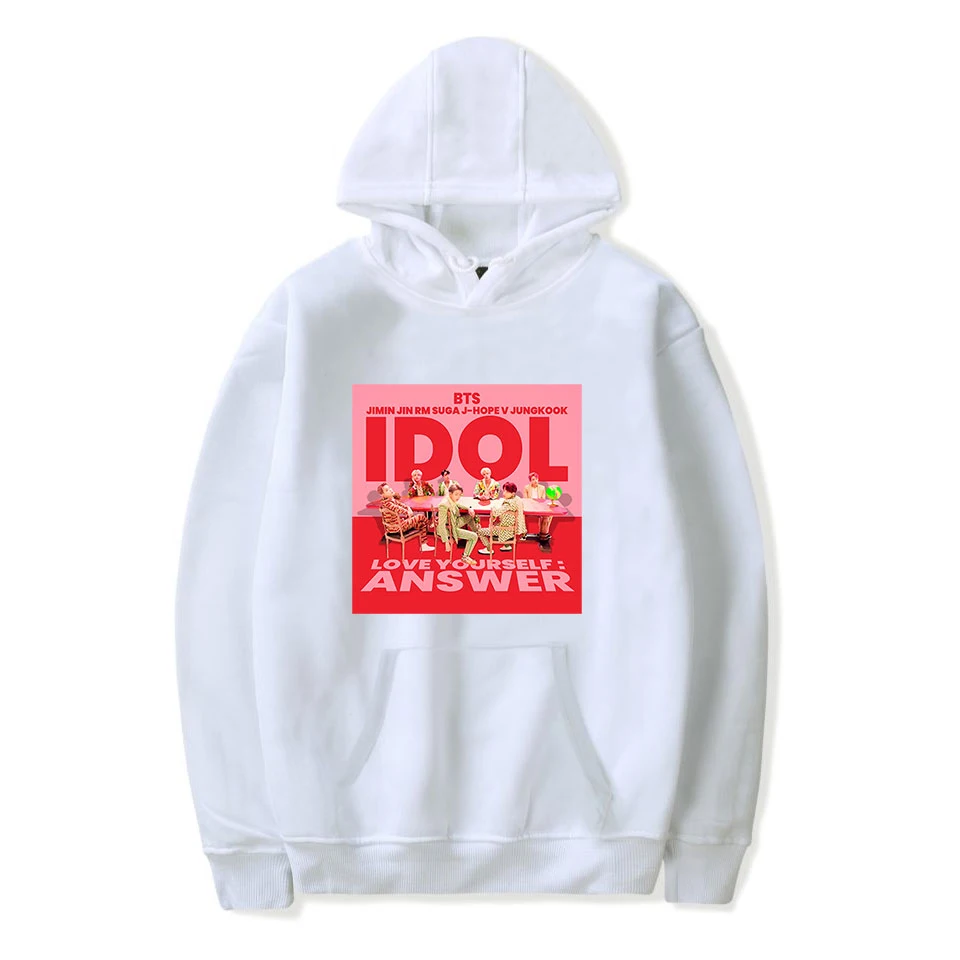 aikooki Women Men Hoodies Sweatshirt  Idol Member Suga Jin J-Hope Warm-ing Kpop Unisex Fashion  Clothes Plus 4XL