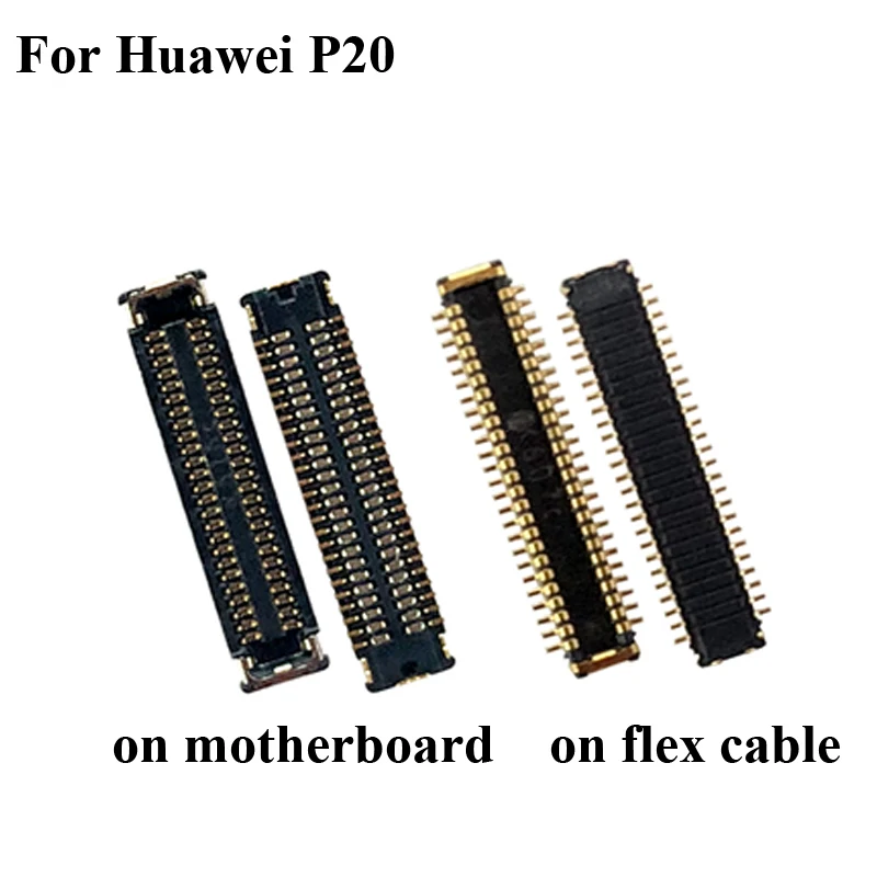 2 Pz Fpc Connettore Per Huawei P20 P 20 Lcd Display Dello Schermo Su Cavo Della Flessione Sulla Scheda Madre Mainboard Per Huawei P20 P 20 Huawei P20