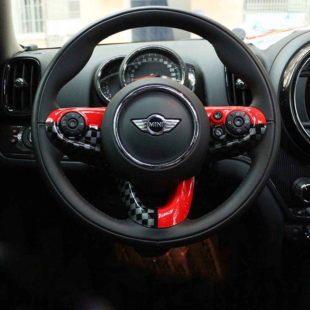 3 шт. чехол на руль автомобиля для Mini Cooper One F54 Clubman F55 F56 F60|Наклейки салона авто| |