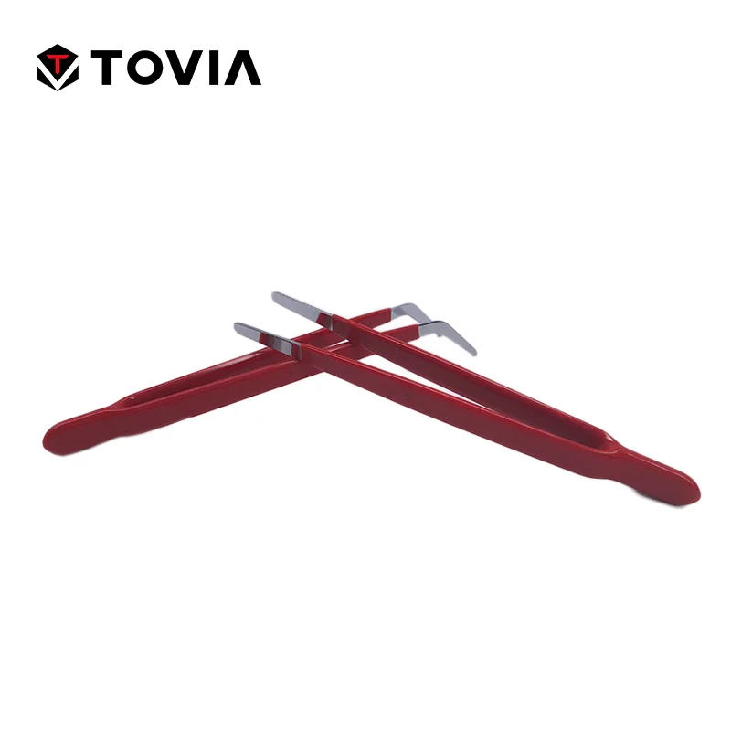 TOVIA pinzas electronica 2 piezas de precisión Industrial Pinzas Pincet Acero inoxidable ESD Pinzas herramientas de reparación de electrónica TOVIA pinzas electronica 2 piezas de precisión Industrial Pinzas Pincet Acero inoxidable ESD Pinzas herramientas de reparación de electrónica