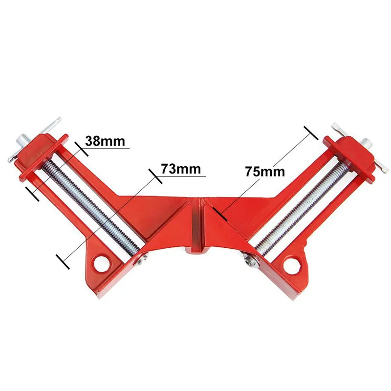 Угловые Зажимы 3 дюйма 2 шт 90 градусов прямоугольный зажим для митры для дерева рабочий Металл DIY Стеклянная для фотографии обрамление джиг, быстрый G