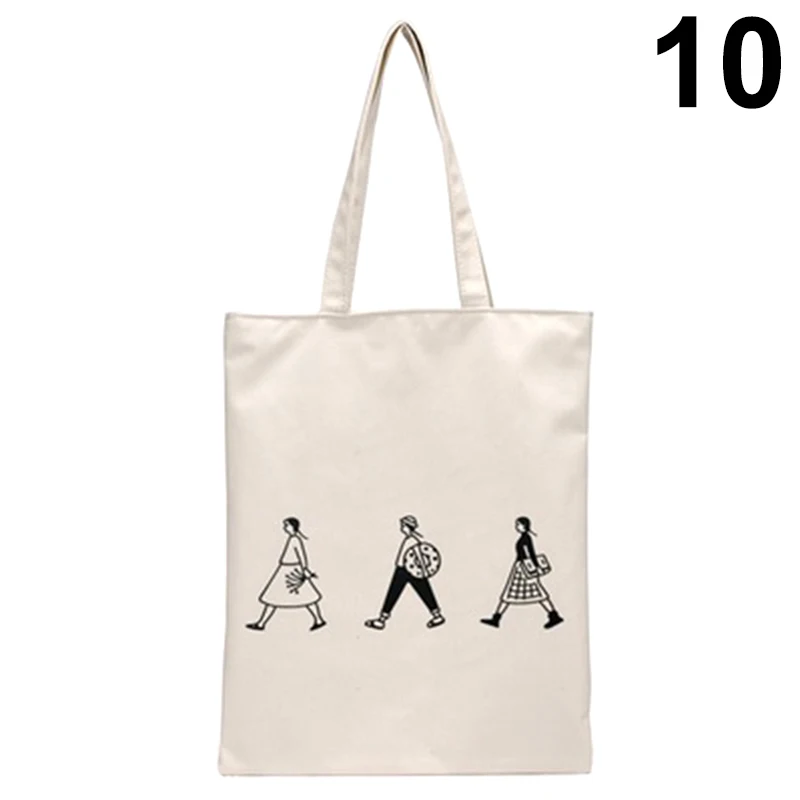 

Women Lady Girl Student Shoulder Bag Handbag Zipper Printing For Travel Shopping AB@W3
