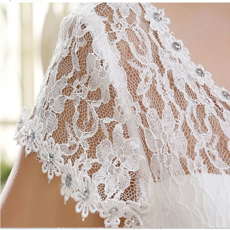 bridal dresses Popodion Sexy Lace Backless Bride Ball Gown Wedding Dress Women Bandage Cheap Wedding Dresses WED90129 ball gown wedding dress