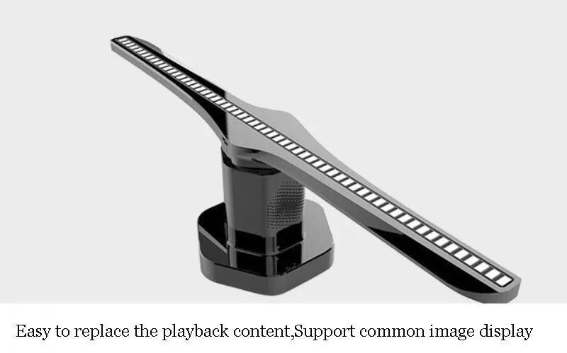 3D Голограмма рекламные проекции лампа 176°WIFI contron, рекламный логотип свет украшения